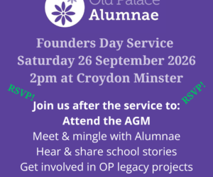 Old Palace Alumnae AGM 26 September 2026